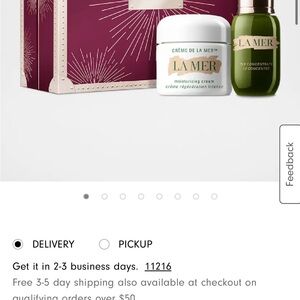 La Mer Skincare Set - White and Green
